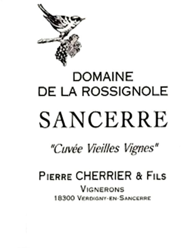 Dom. de la Rossignole Sancerre Cuvee Vieilles Vignes 2015 Front Label