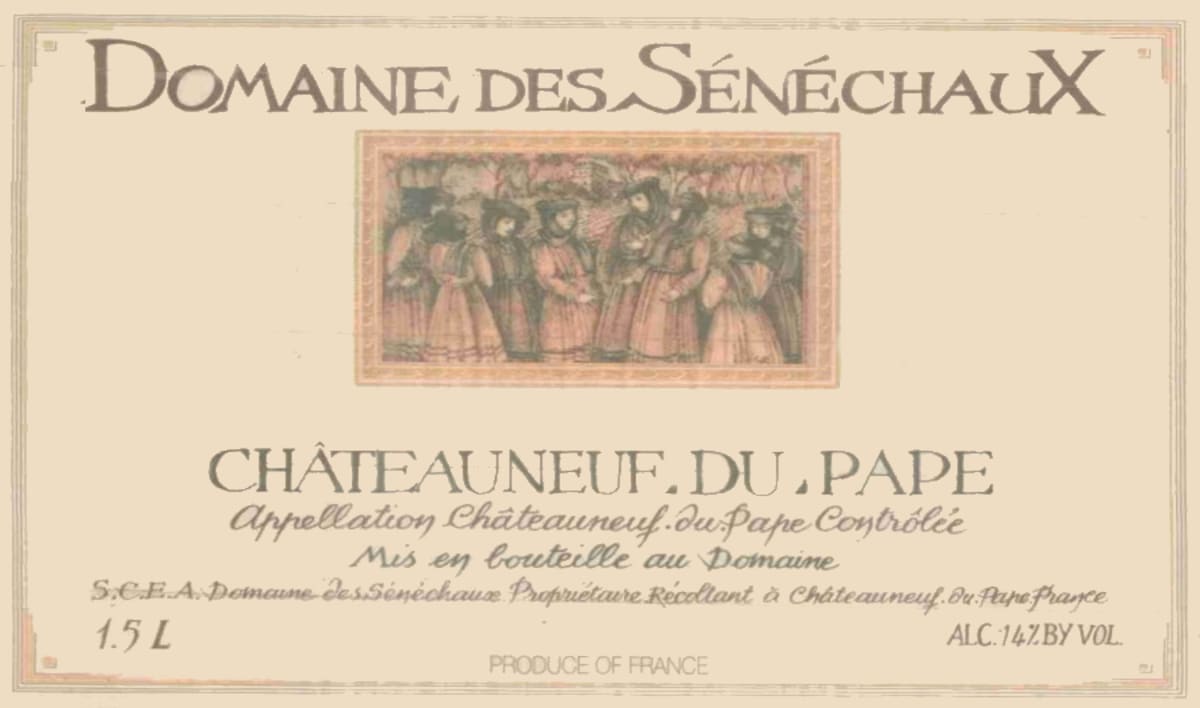 Domaine des Senechaux Chateauneuf-du-Pape 2004 Front Label