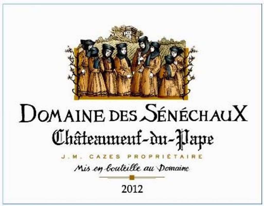 Domaine des Senechaux Chateauneuf-du-Pape Blanc 2012 Front Label