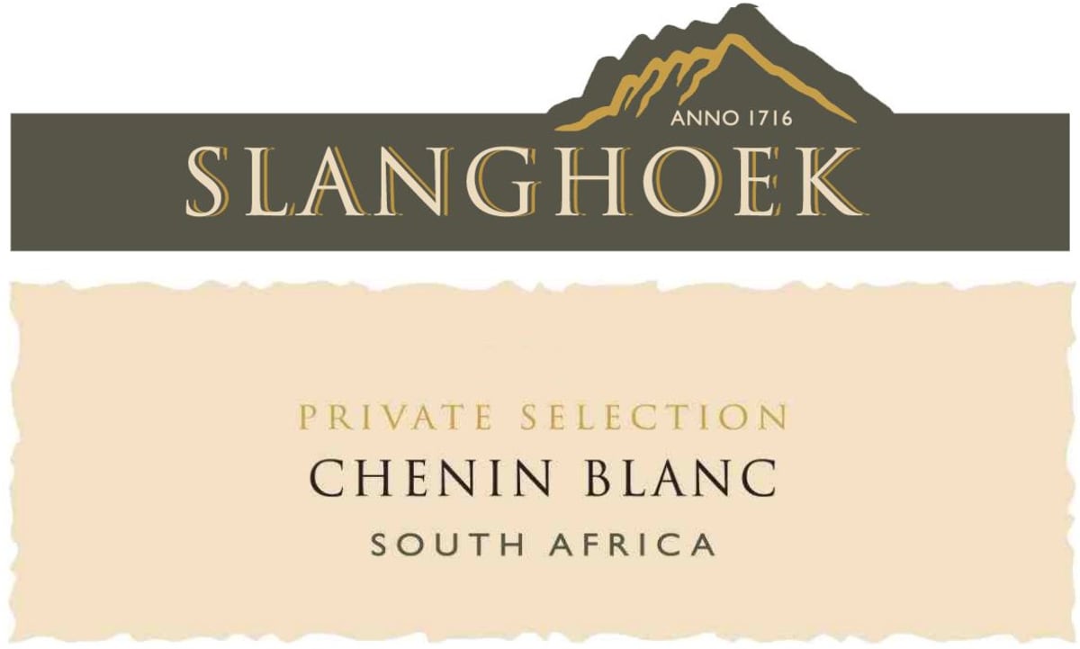 Slanghoek Wine Cellar Private Selection Chenin Blanc 2010 Front Label