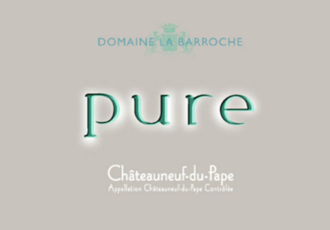Domaine La Barroche Chateauneuf-du-Pape Pure 2006 Front Label