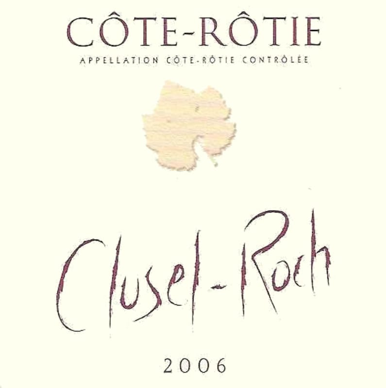 Domaine Clusel-Roch Cote-Rotie 2006 Front Label