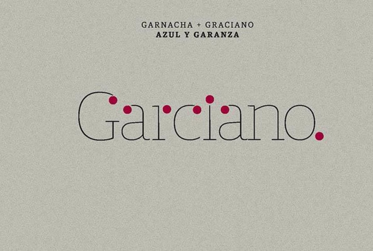 Azul y Garanza Garciano 2012 Front Label