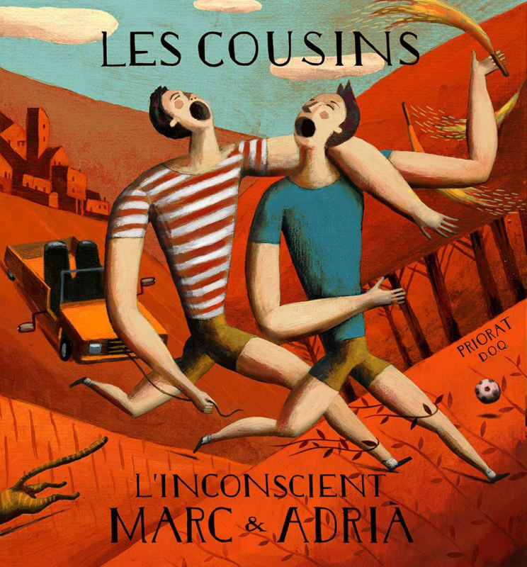 Bodega Les Cousins Marc & Adria L'Inconscient 2013 Front Label