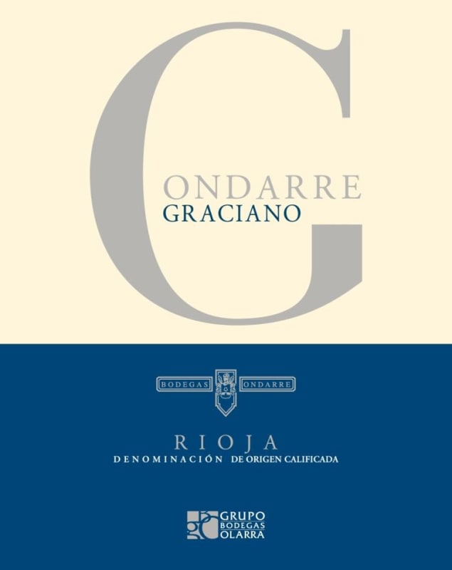 Bodegas Ondarre Rioja Graciano 2012 Front Label