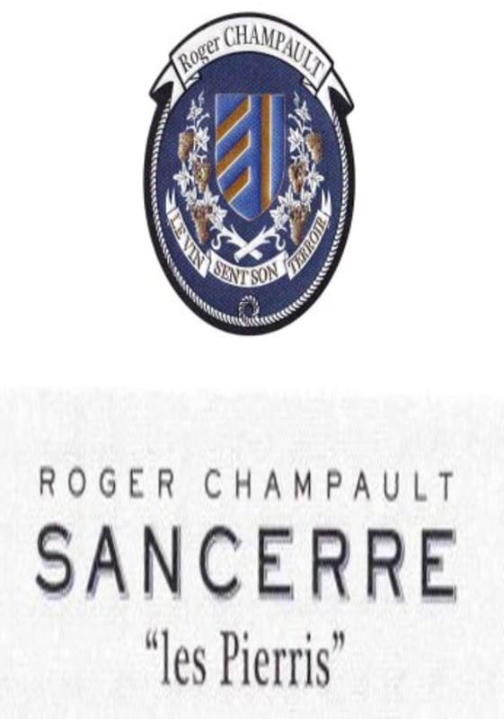 Roger Champault Sancerre Les Pierris 2014 Front Label