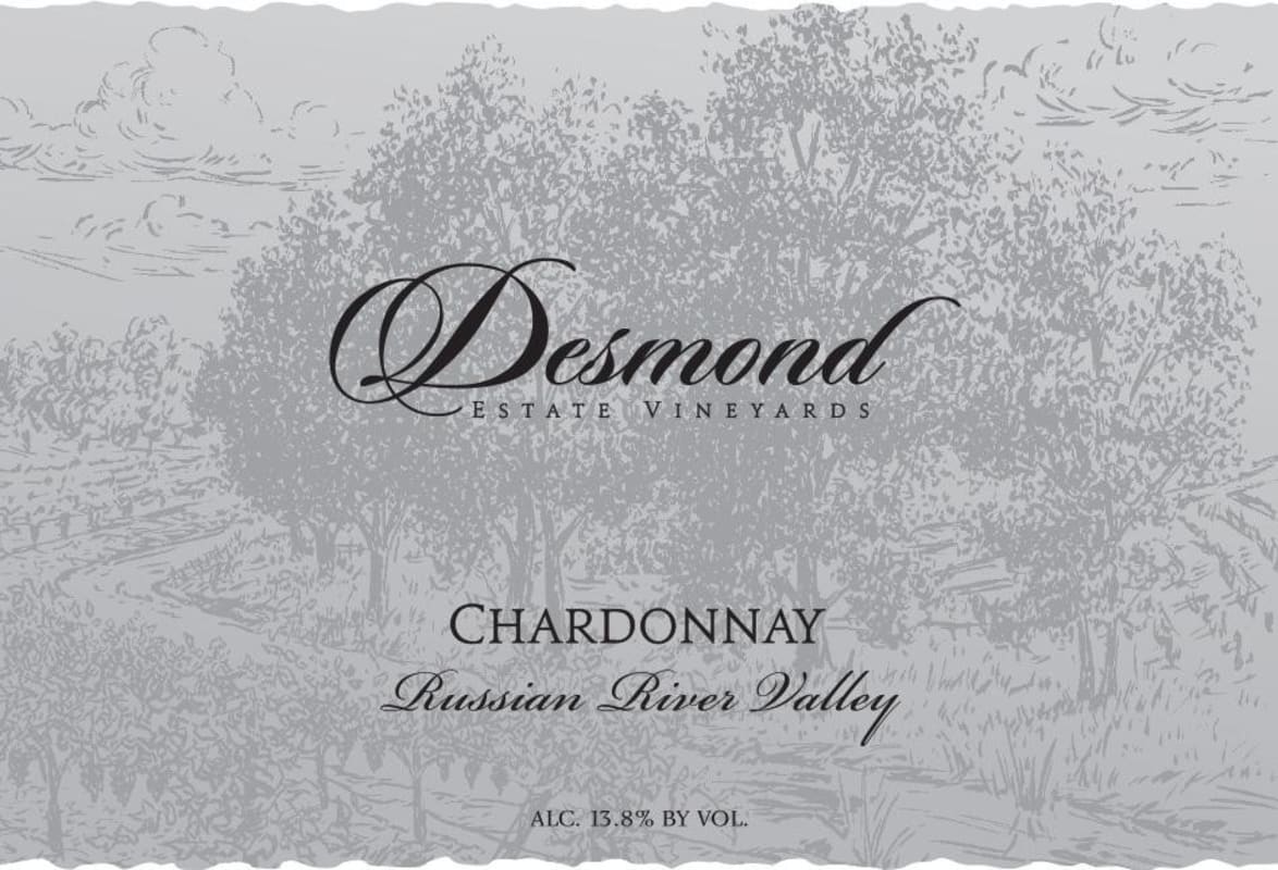 Desmond Estate Vineyards Chardonnay 2014 Front Label