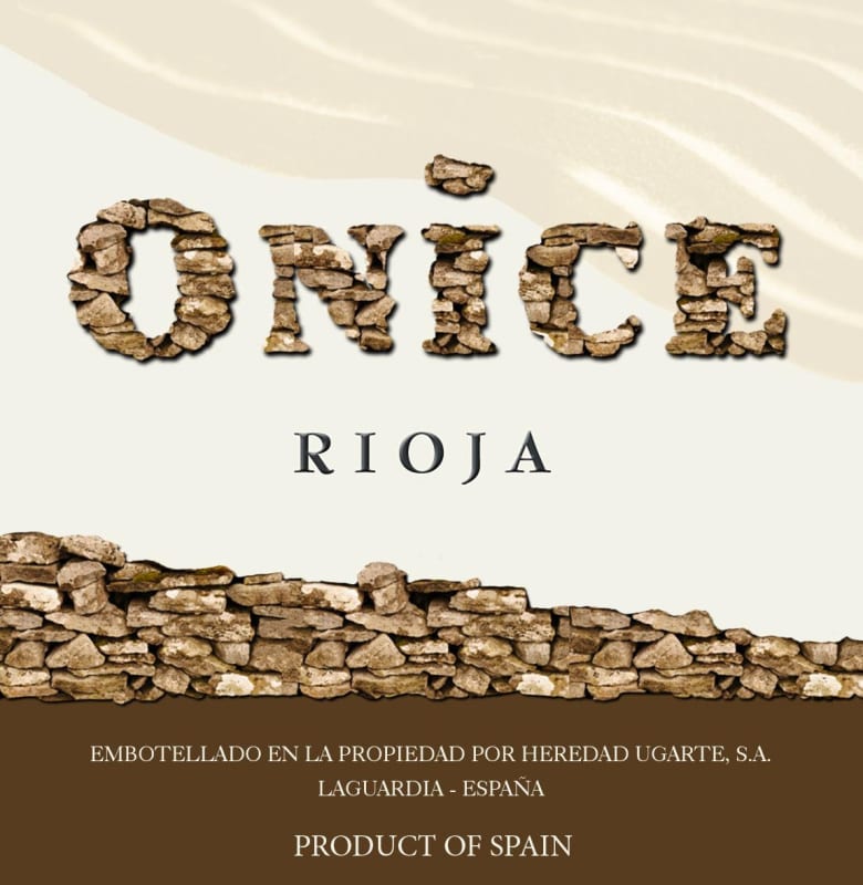 Heredad Ugarte Rioja Onice Red Blend 2013 Front Label