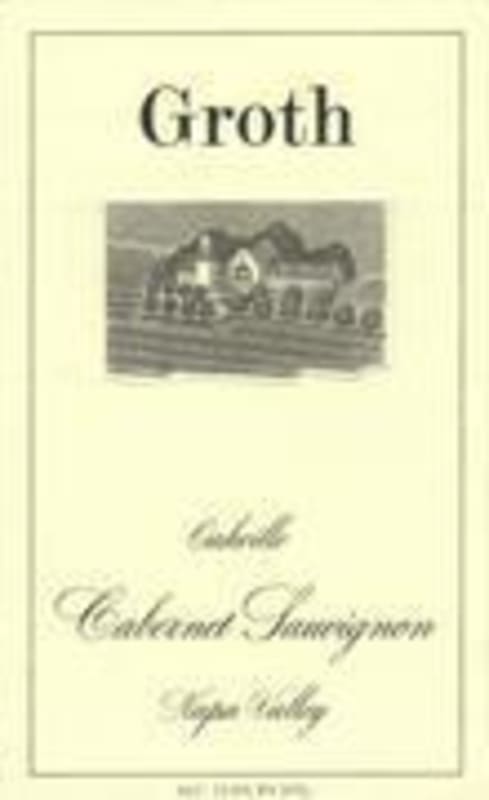 Groth Cabernet Sauvignon 1998 Front Label