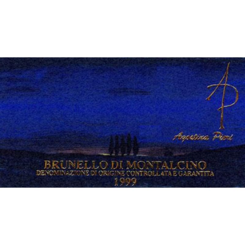 Agostina Pieri Brunello di Montalcino 1999 Front Label