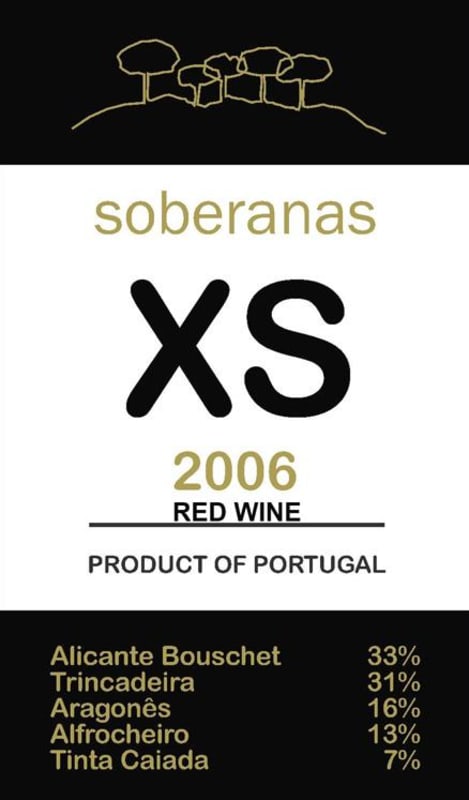 Soberanas Setubal Peninsula XS 2006 Front Label