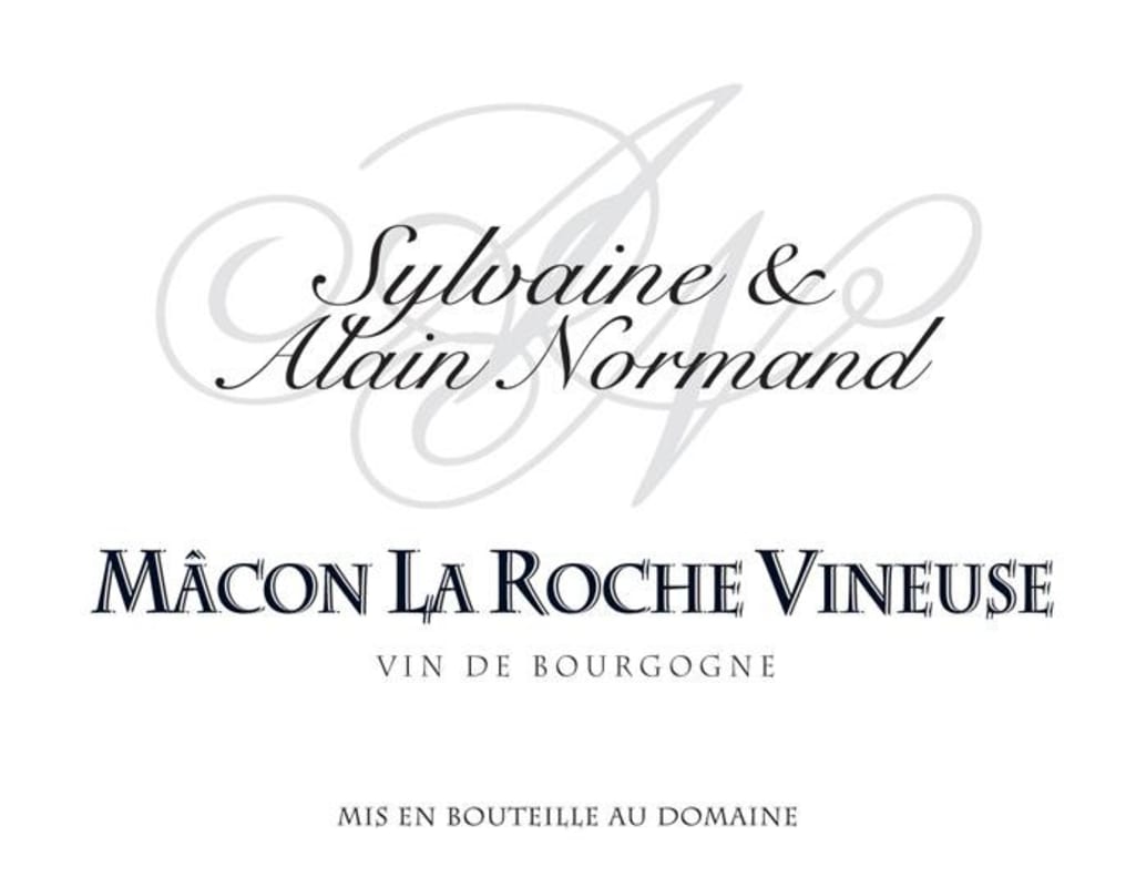 Domaine Normand Macon La Roche Vineuse 2012 Front Label