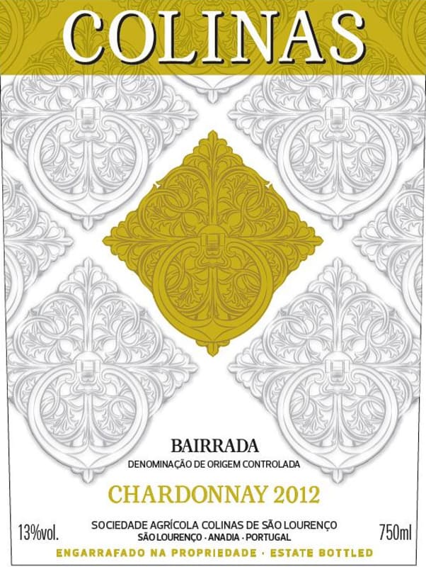 Colinas de Sao Lourenco Bairrada Chardonnay 2012 Front Label