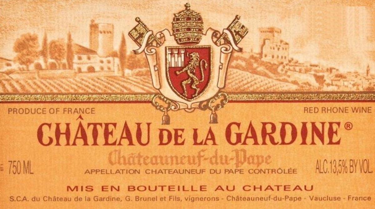 Chateau de La Gardine Chateauneuf-du-Pape 2010 Front Label