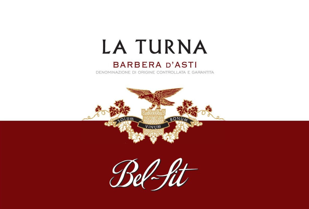 Bel Sit Barbera d'Asti La Turna 2012 Front Label