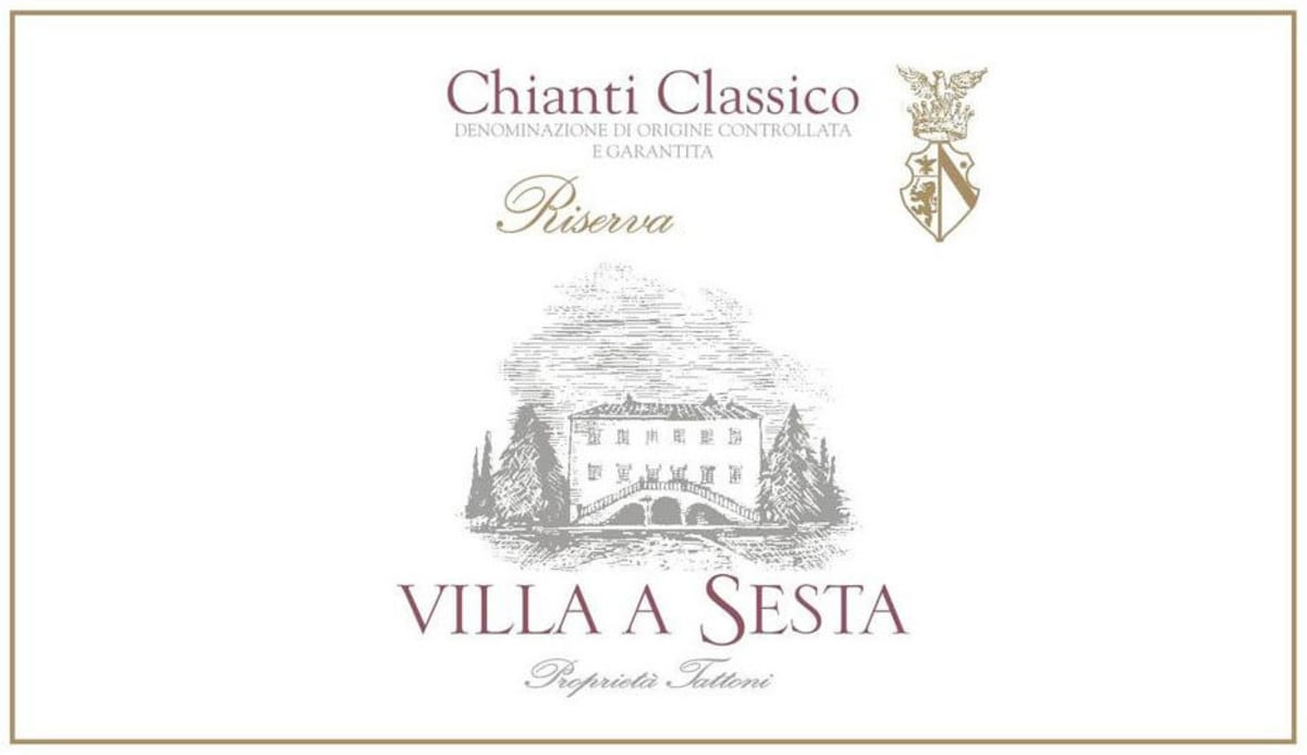 Villa a Sesta Chianti Classico Riserva 2010 Front Label