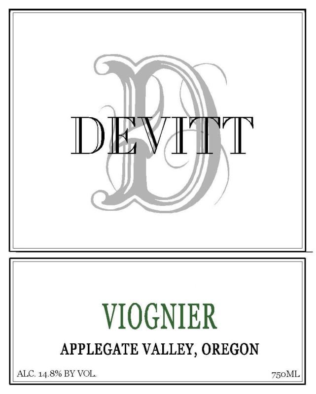 Devitt Winery & Vineyards Viognier 2007 Front Label