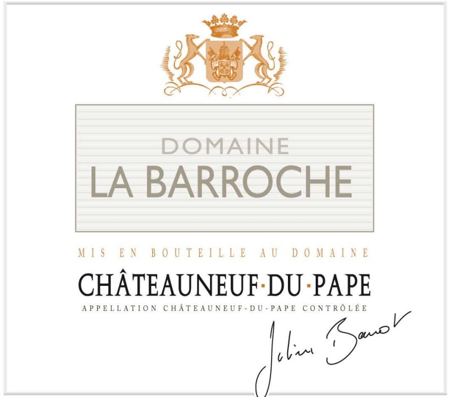 Domaine La Barroche Chateauneuf-du-Pape Signature 2009 Front Label