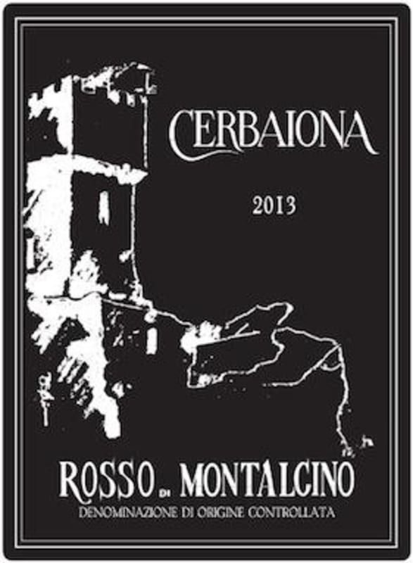 Salvioni Rosso di Montalcino 2013 Front Label