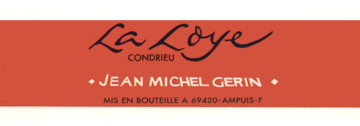 Dom. Jean-Michel Gerin Condrieu La Loye 2012 Front Label