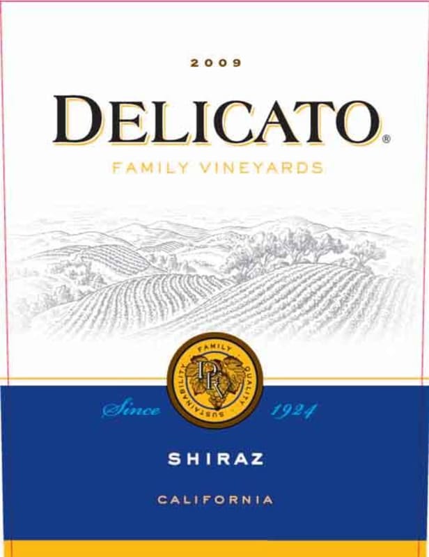 DFV Wines Shiraz 2009 Front Label