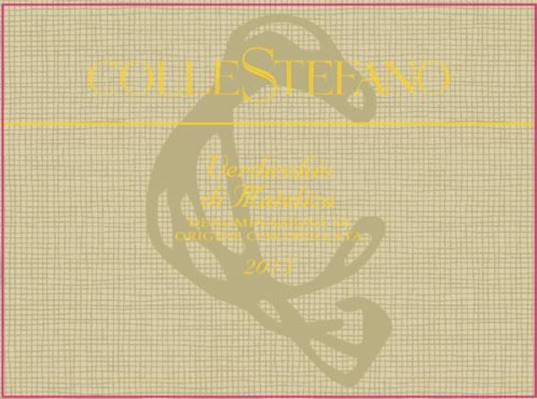 ColleStefano Verdicchio di Matelica 2013 Front Label