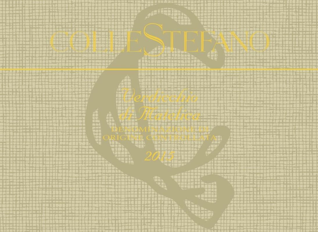 ColleStefano Verdicchio di Matelica 2015 Front Label