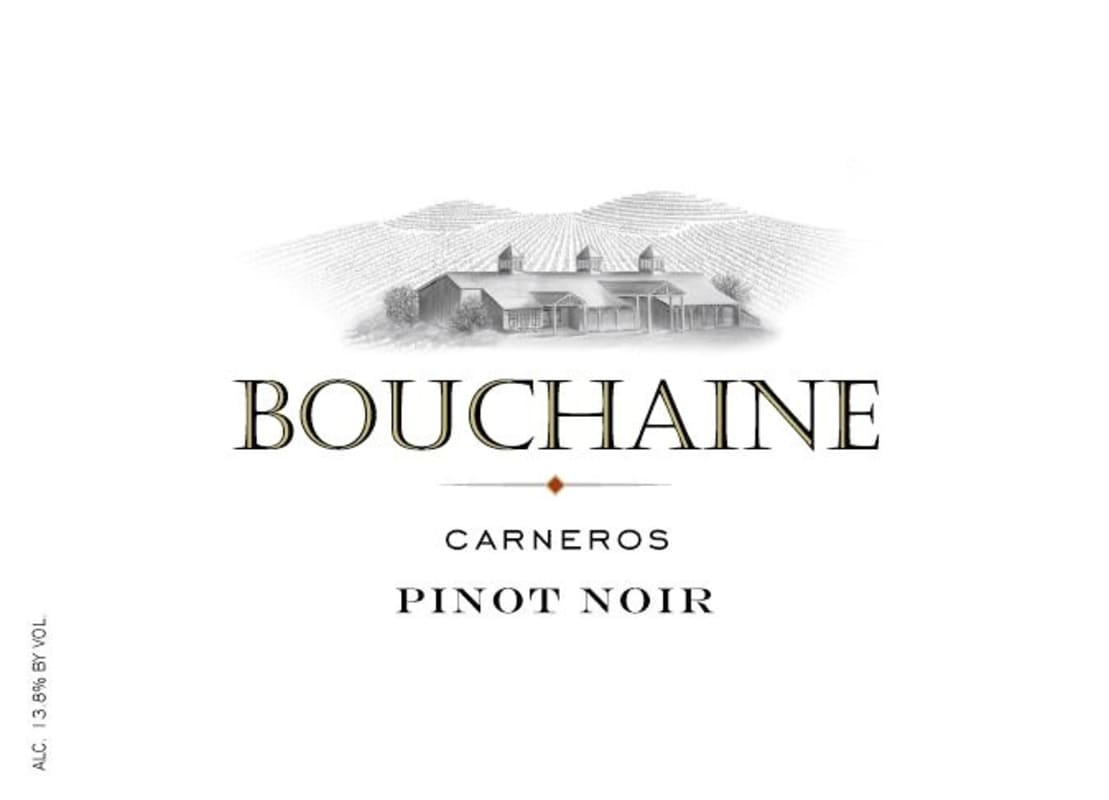 Bouchaine Carneros Pinot Noir 2013 Front Label