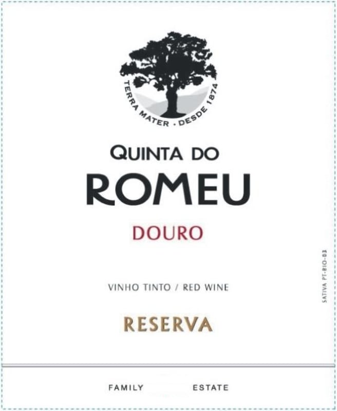 Quinta do Romeu Reserva 2012 Front Label