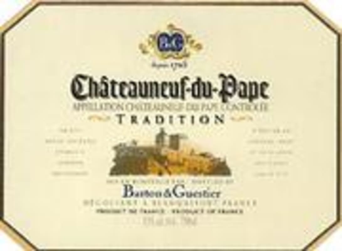 Barton & Guestier Chateauneuf-du-Pape 1999 Front Label