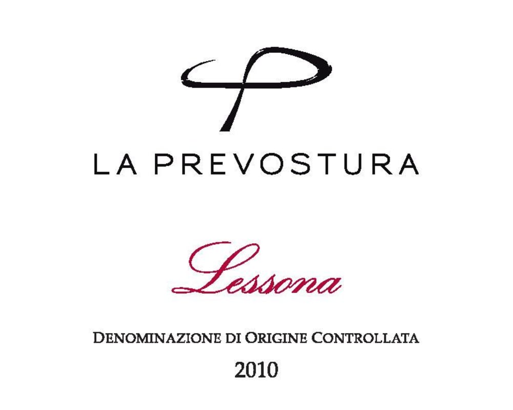 Società Agricola La Prevostura s.s. Lessona 2010 Front Label