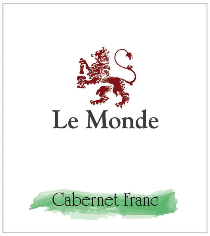 Le Monde Cabernet Franc 2013 Front Label