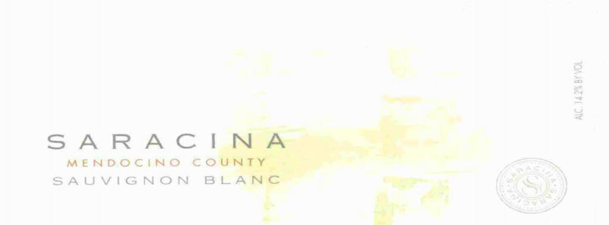 Saracina Vineyards Sauvignon Blanc 2015 Front Label
