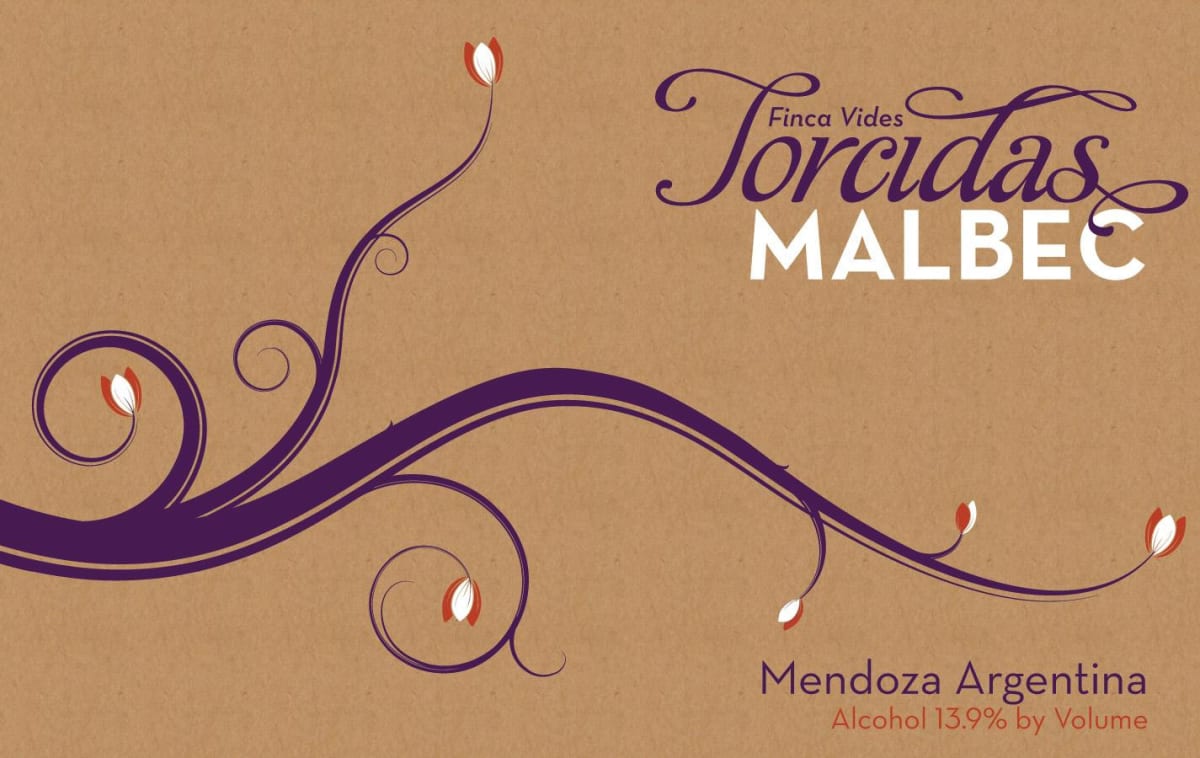 Finca Vides Torcidas Malbec 2013 Front Label