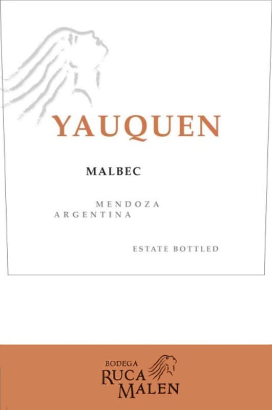 Ruca Malen Malbec 2012 Front Label