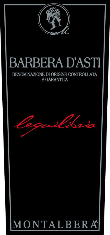 Montalbera Lequilibrio Barbera d'Asti Superiore 2010 Front Label