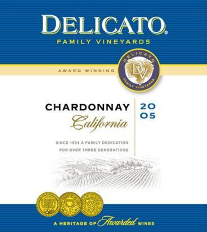 DFV Wines Chardonnay 2005 Front Label
