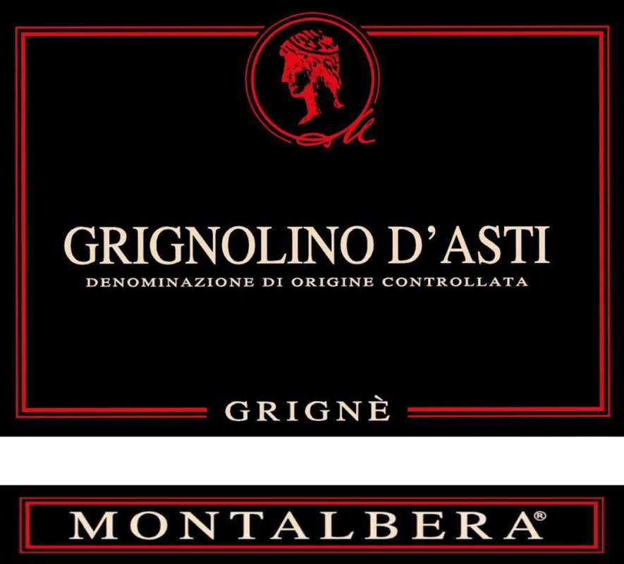 Montalbera Grignolino d'Asti Grigne 2014 Front Label