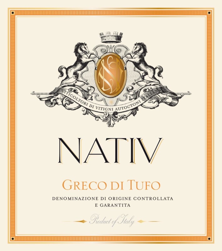 Nativ Greco di Tufo 2014 Front Label