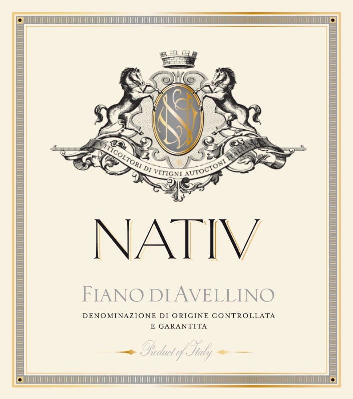 Nativ Fiano di Avellino 2012 Front Label