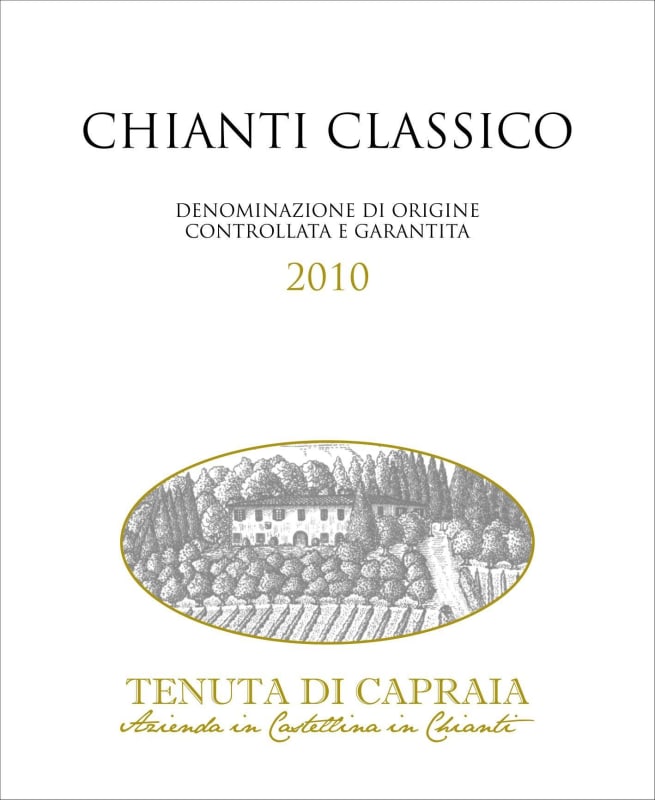 Tenuta di Capraia Chianti Classico 2010 Front Label