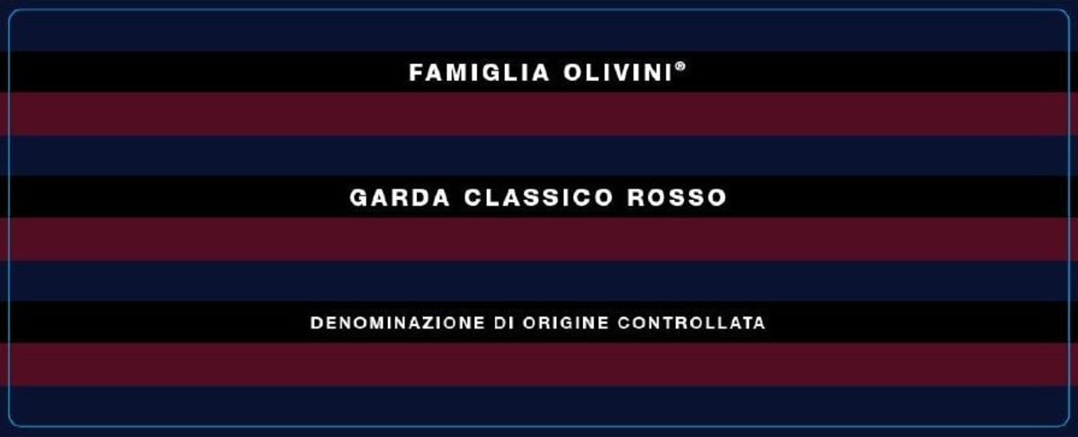 Società Agricola Olivini S.S. Garda Classico Rosso 2012 Front Label