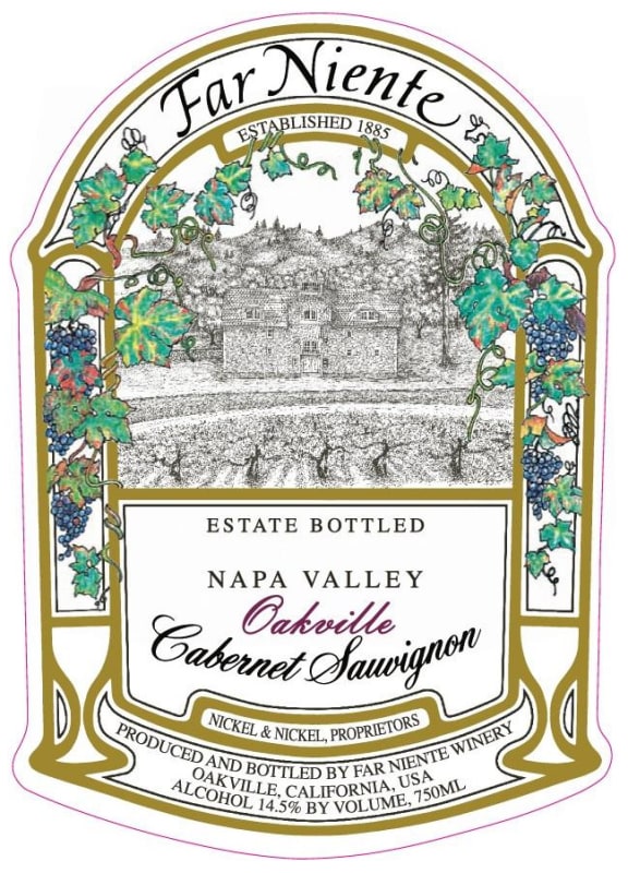 Far Niente Cave Collection Cabernet Sauvignon 2009 Front Label