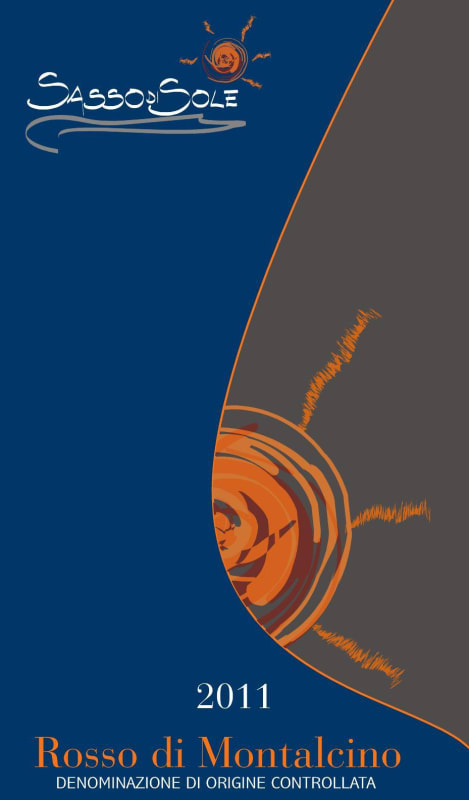 Sassodisole Rosso di Montalcino 2011 Front Label