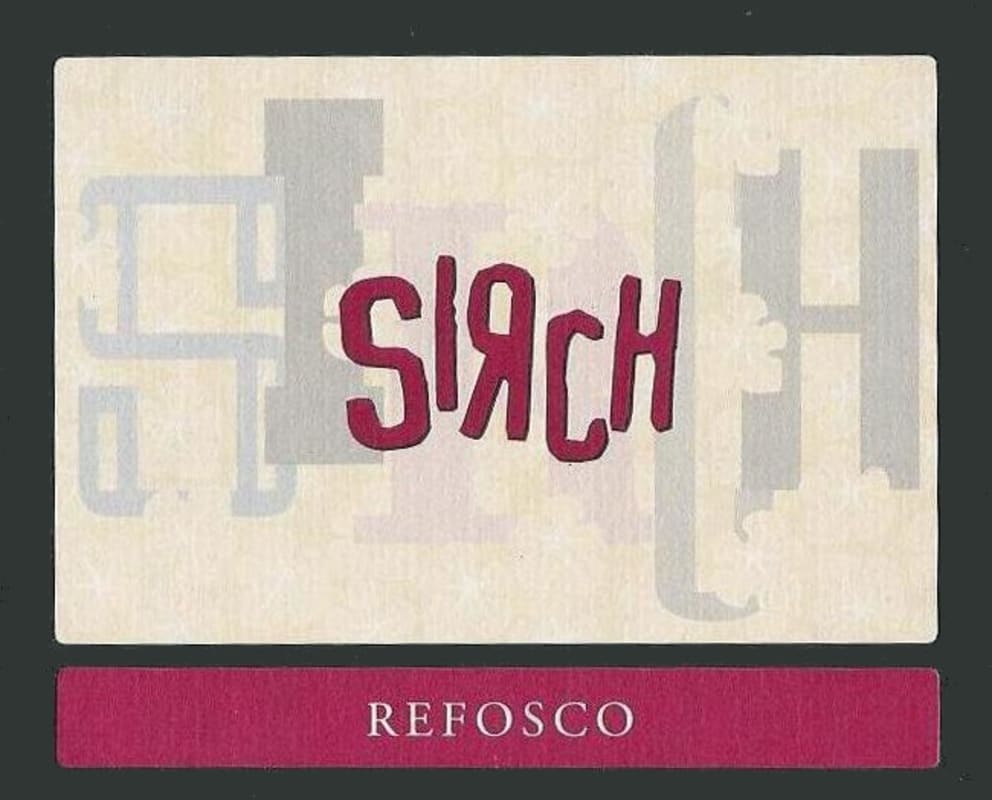 Società agricola Sirch s.s. Colli Orientali del Friuli Refosco 2011 Front Label