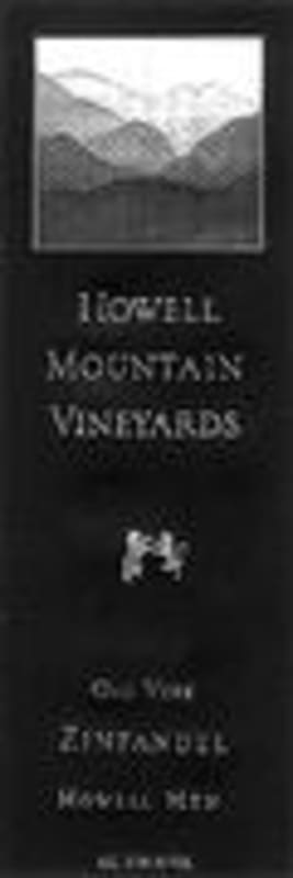 Howell Mountain Vineyards Old Vine Zinfandel 1999 Front Label