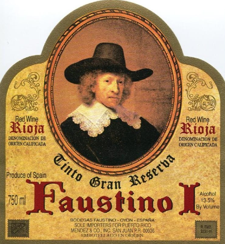 Faustino I Gran Reserva 1999 Front Label