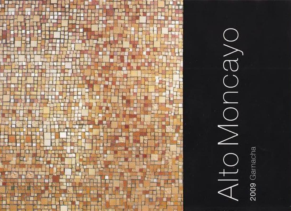Alto Moncayo Garnacha 2009 Front Label