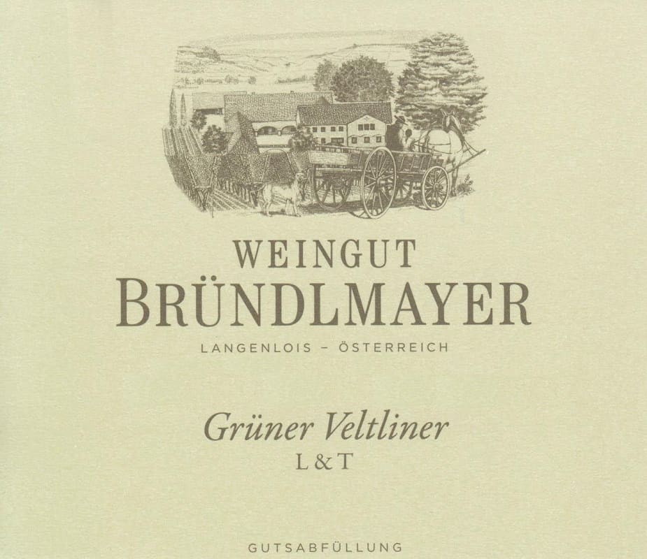 Brundlmayer L and T Gruner Veltliner 2012 Front Label