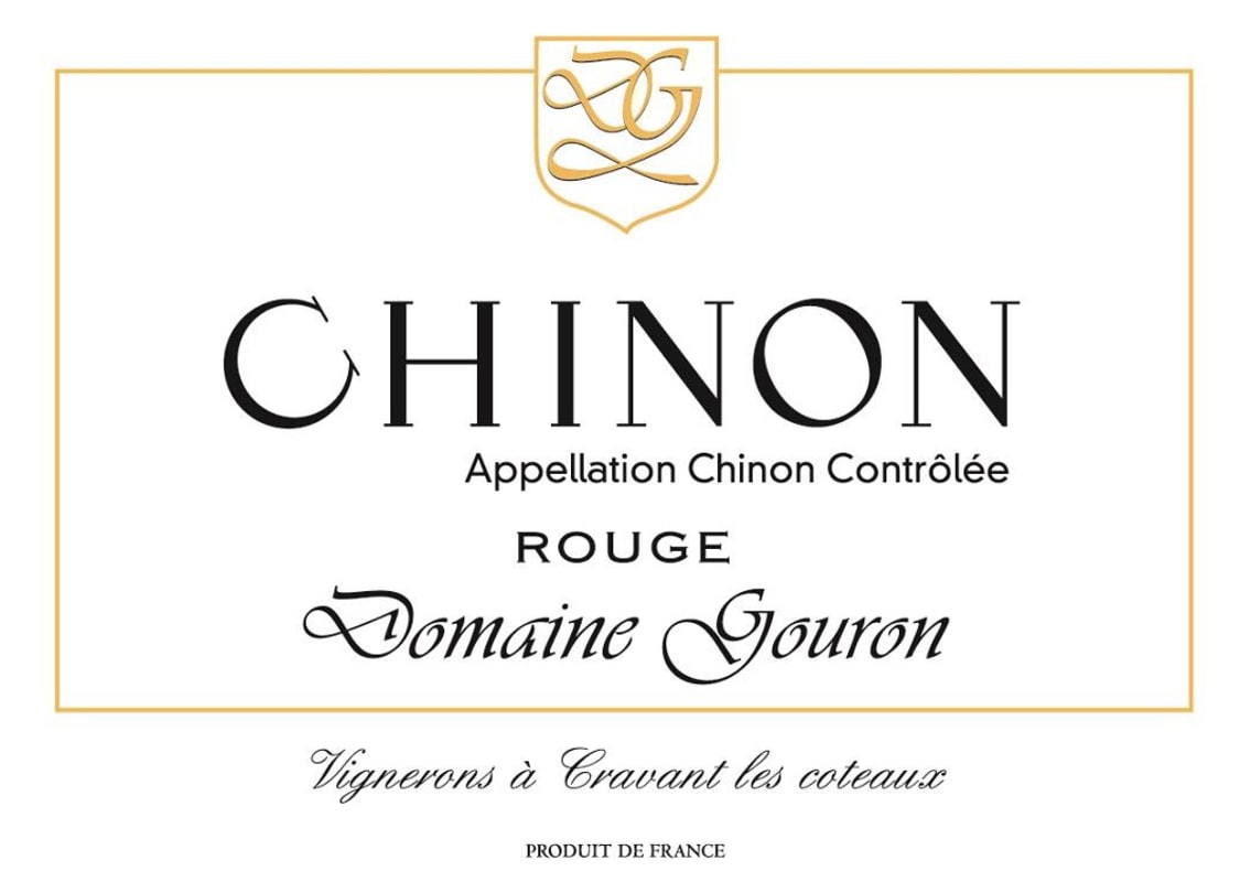 Domaine Gouron Chinon Rouge 2014 Front Label